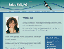 Tablet Screenshot of barbaramolle.com